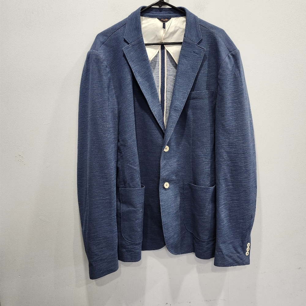 Good Man Brand Sport Coat Blazer Blue Cotton